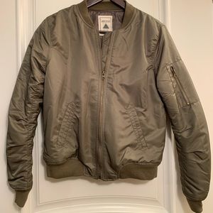 Ardene Green Bomber Jacket